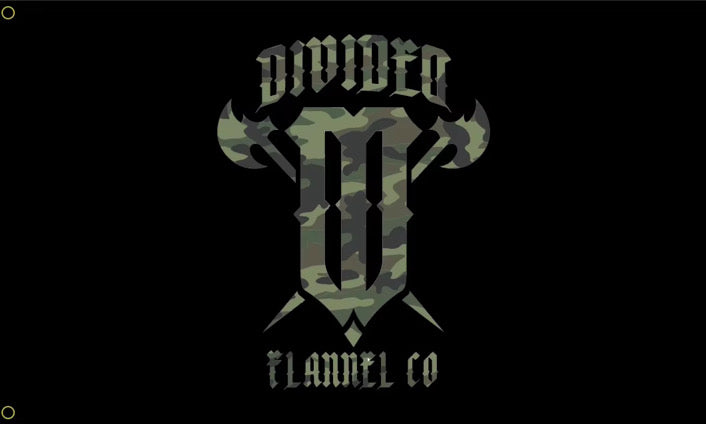 Divided Flannel Flag