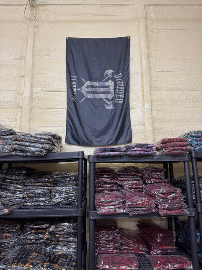 Divided Flannel Flag