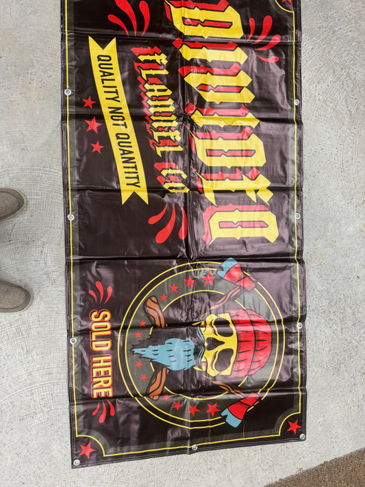 Divided Flannel Banner