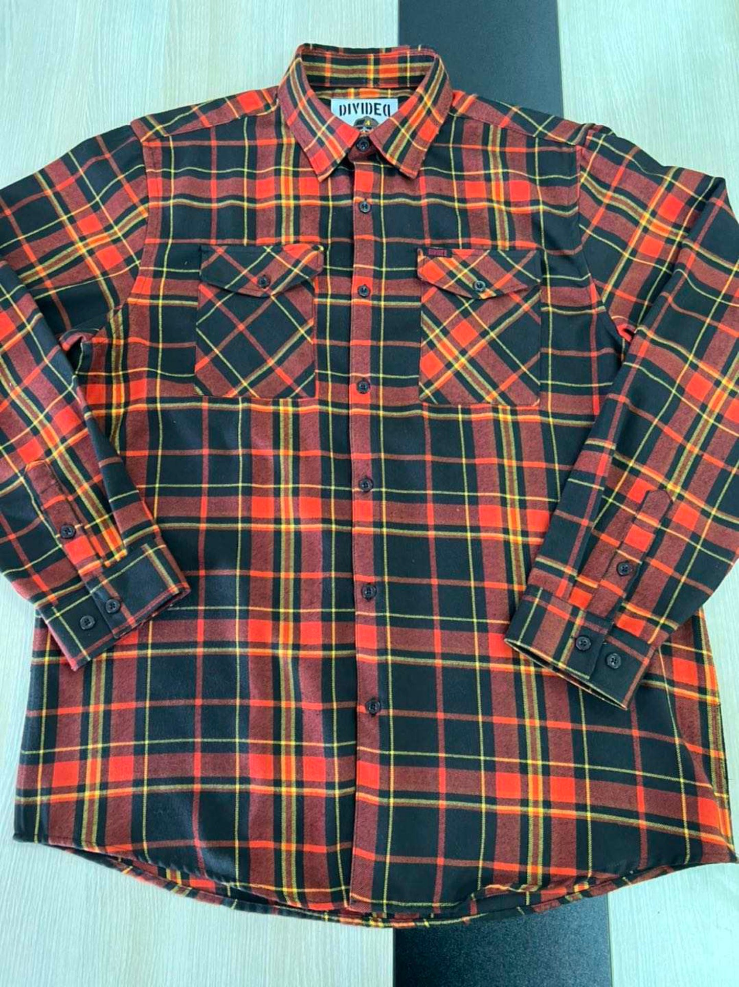 Teufel Hunden Mens Flannel Long Sleeve