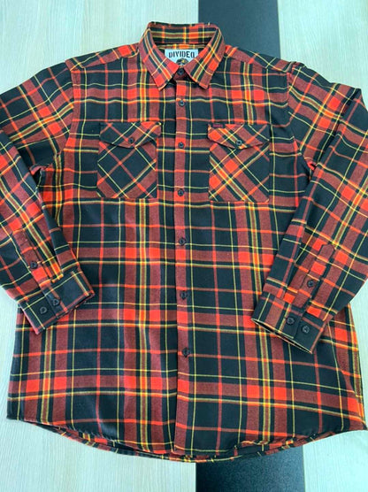 Teufel Hunden Mens Flannel Long Sleeve