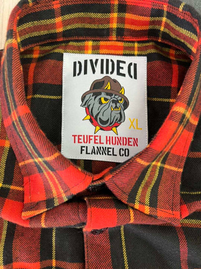 Teufel Hunden Mens Flannel Long Sleeve